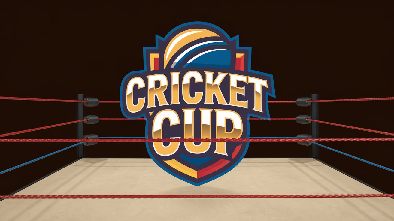 Cricket Cup Logo PNG Wrestling Transparent