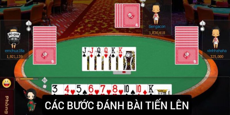 Chi tiết các bước chơi game bài