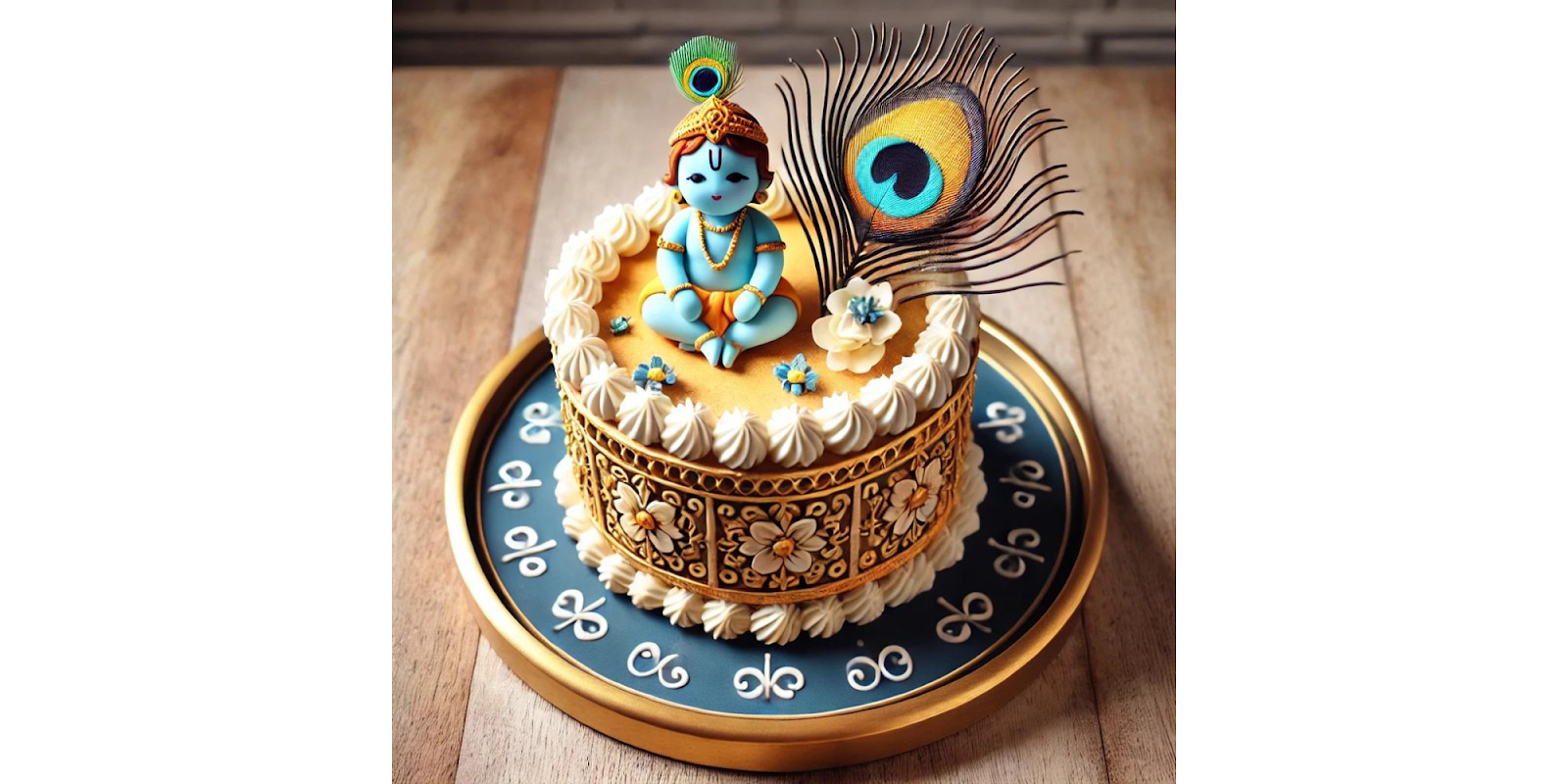 Krishna-Themed Dahi Handi Cake Designs