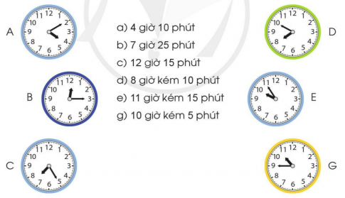 BÀI 15. THỰC HÀNH XEM ĐỒNG HỒ