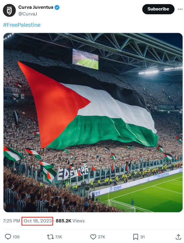 Palestinian flags at the Paris Olympics 2024.