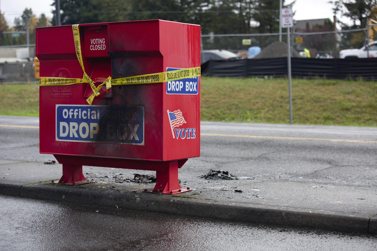 2 ballot boxes set on fire in Portland and Vancouver - OPB