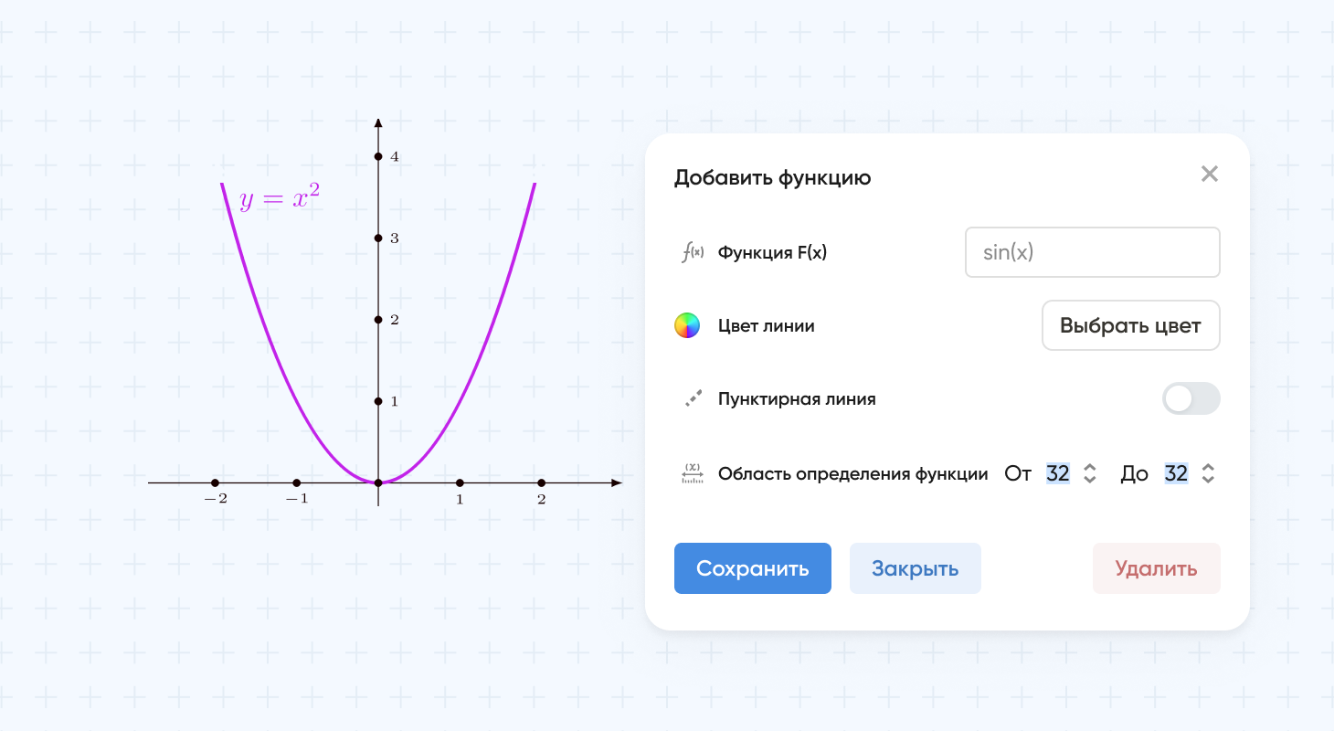 Geoma.Space: для быстрого создания формул и графиков