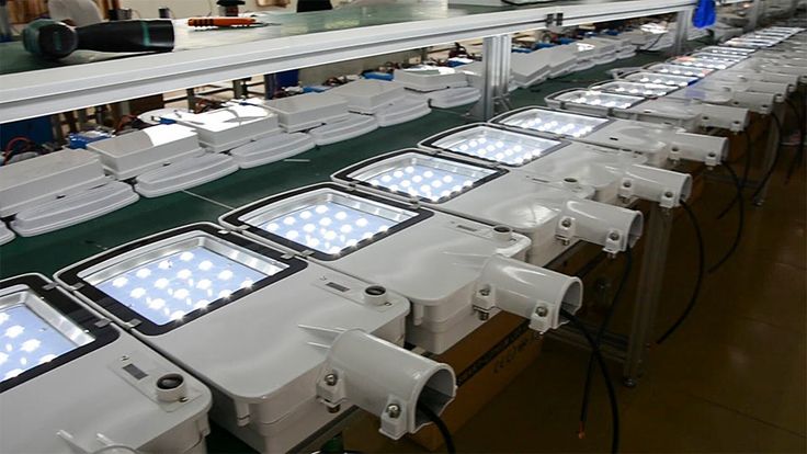 Inbrit Solar Power LED Street Light Manufacturer, Factory Produce Line Introduction - YouTube | Street light, Led street lights, Power led