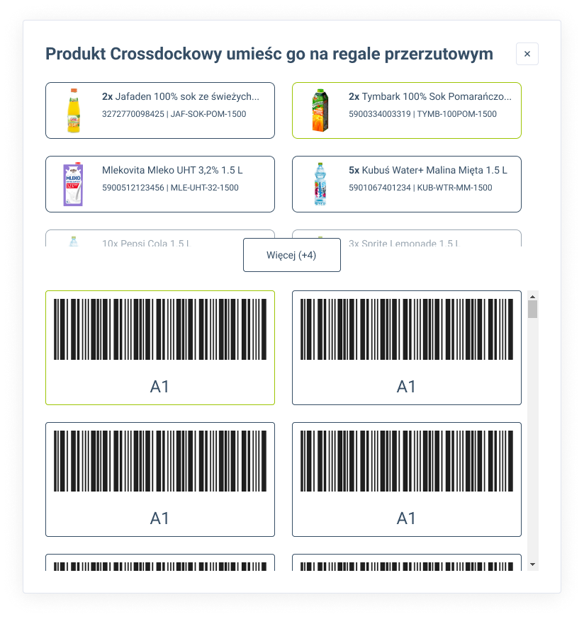 Cross-docking dla zwrotów
