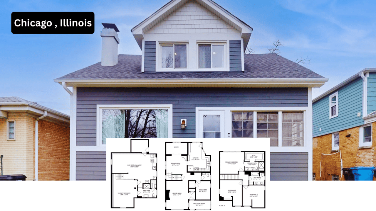 Tour This 3,400 Sq Ft Queen Anne in Norwood Park, Chicago with Park-Like Yard and Vintage Charm