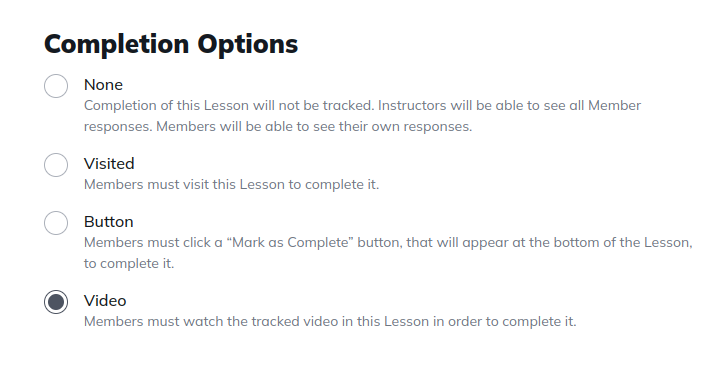 auto advancing course lessons
