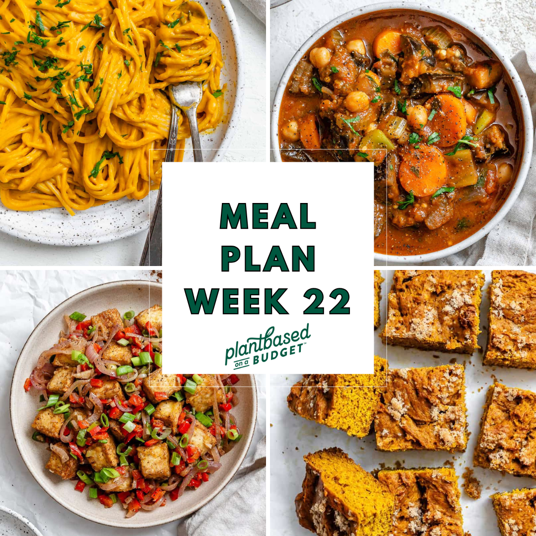 week 22 meal plan graphic