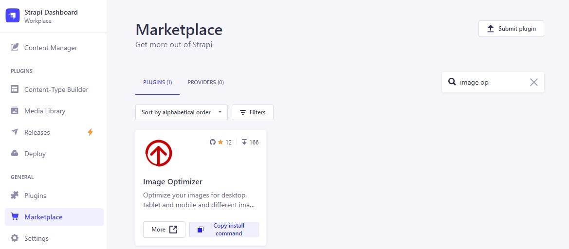 Custom Image Processing in Strapi marketplace