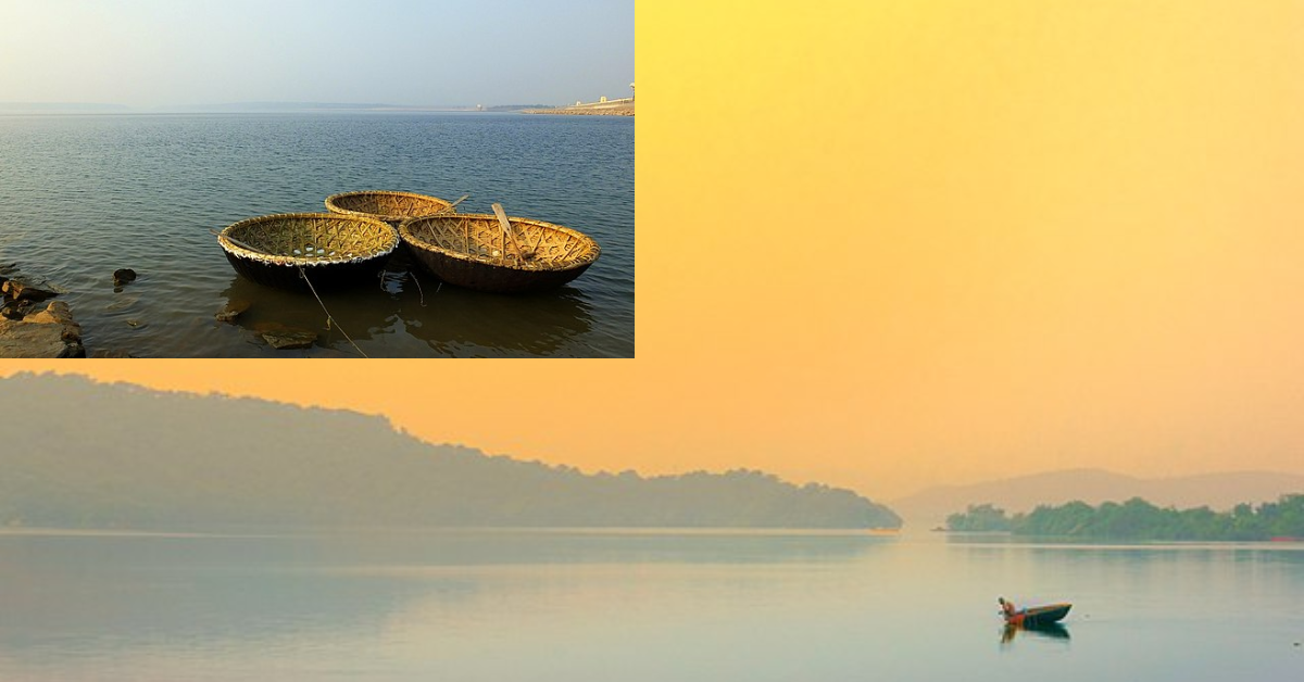 photography of nagarjuna sagar dam boating
 