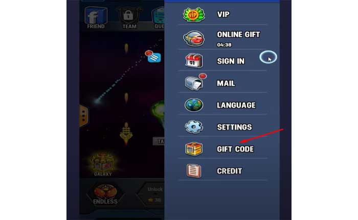 Space Shooter Codes