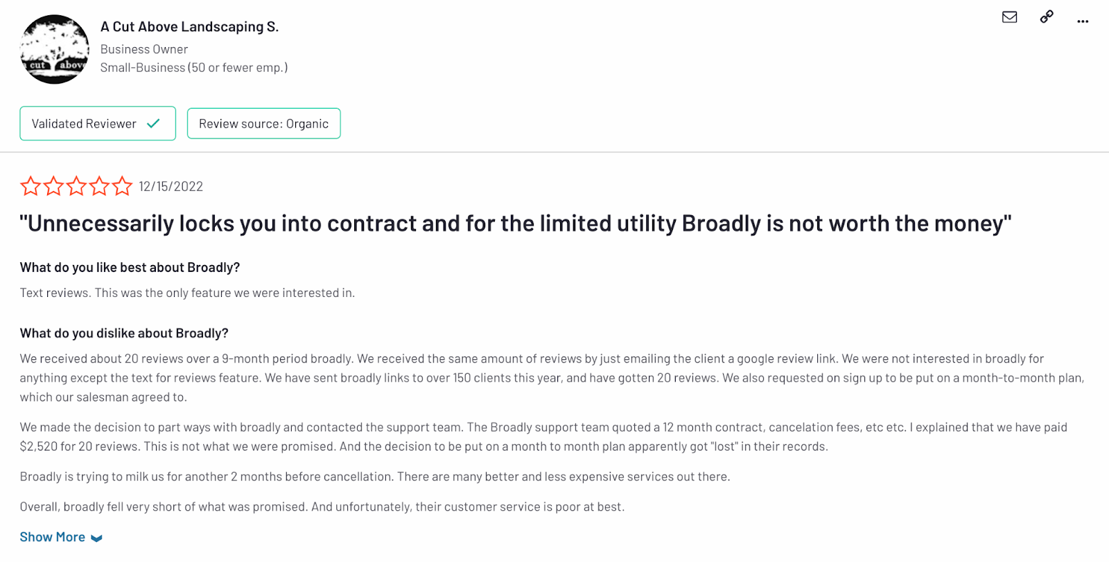 Broadly Ratings and Customer Reviews: