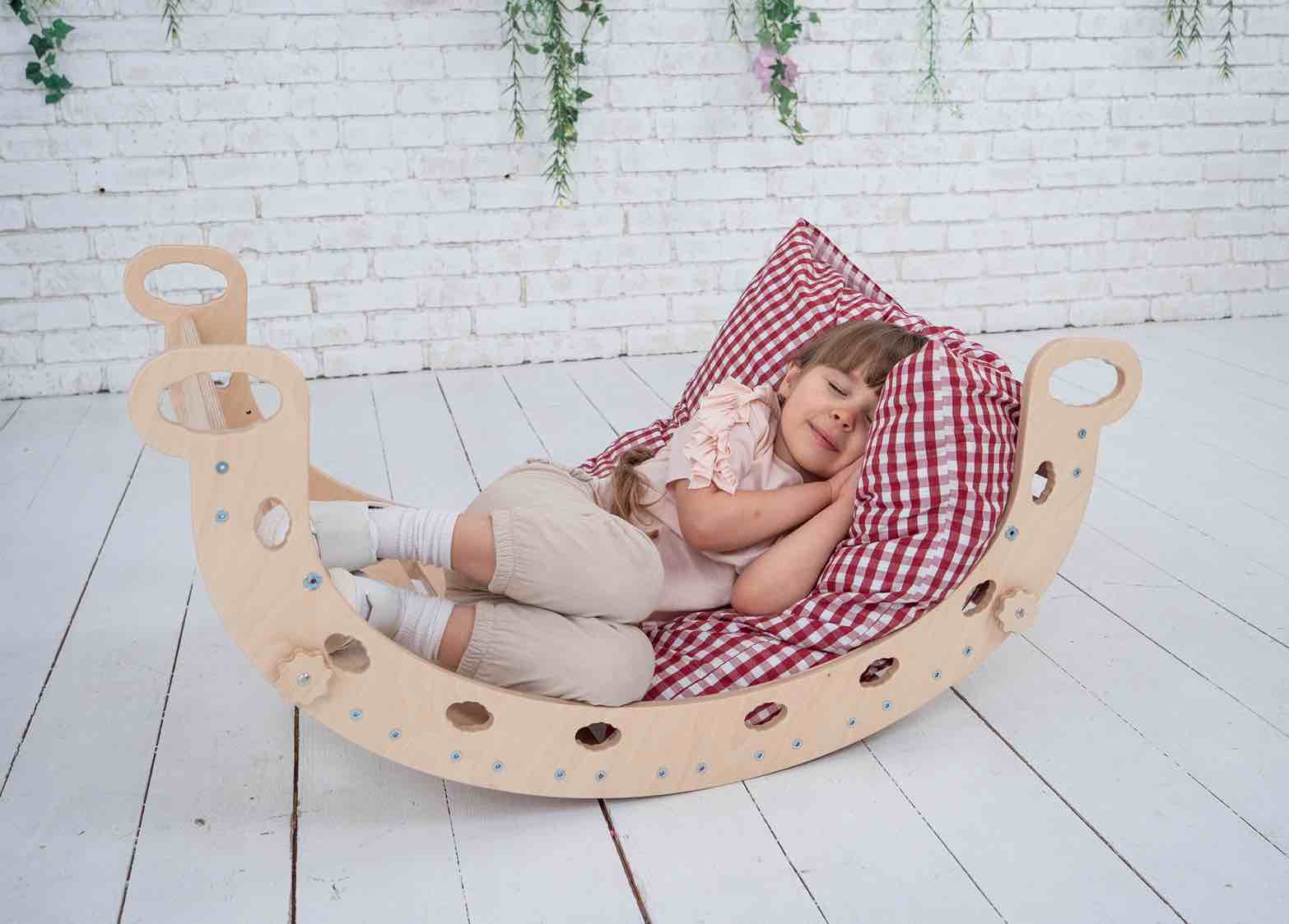 Rocking Time in the Pikler Rocker