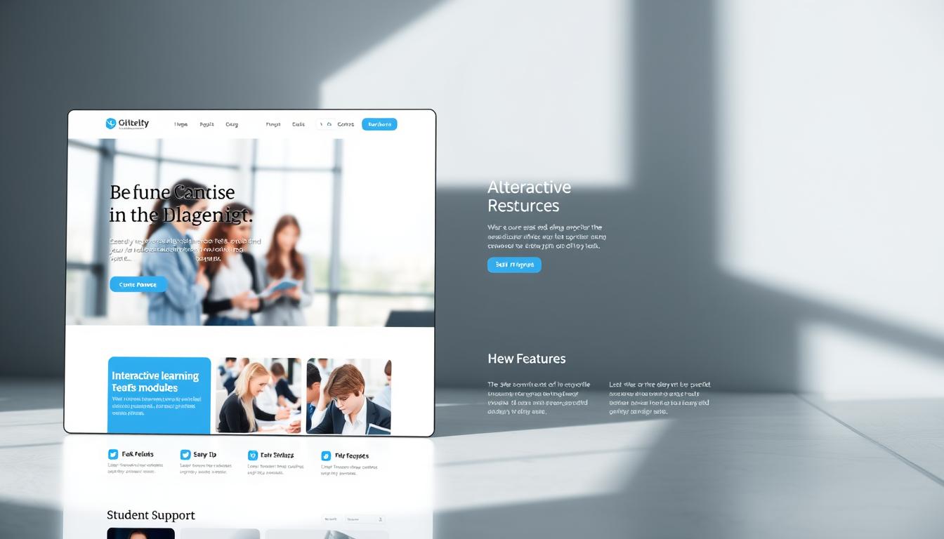 What features should an educational website have?