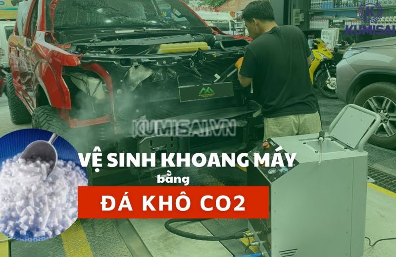 Rửa máy ô tô bằng CO2 thực chất là gì?