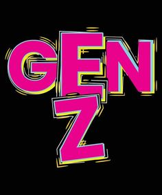 This contains an image of gen z logo