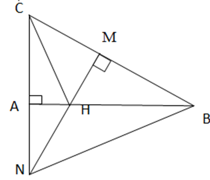 CHƯƠNG 8: TAM GIÁCBÀI 8: TÍNH CHẤT BA ĐƯỜNG CAO CỦA TAM GIÁC1. ĐƯỜNG CAO CỦA TAM GIÁCBài 1: Em hãy vẽ một tam giác ABC trên giấy, sau đó dùng êke vẽ đoạn thẳng vuông góc từ đỉnh B đến cạnh đối diện AC của tam giác.Đáp án chuẩn:Thực hành 1: Vẽ ba đường cao AH, BK, CE của tam giác nhọn ABCĐáp án chuẩn:Vận dụng 1: Vẽ đường cao xuất phát từ đỉnh B của tam giác vuông ABC ( Hình 2a). Vẽ đường cao xuất phát từ đỉnh F của tam giác tù DEF ( Hình 2b).Đáp án chuẩn:2. TÍNH CHẤT BA ĐƯỜNG CAO CỦA TAM GIÁCBài 2: Vẽ một tam giác rồi dùng êke vẽ ba đường cao của tam giác ấy (Hình 3). Em hãy quan sát và cho biết các đường cao vừa vẽ có cùng đi qua một điểm hay không.Đáp án chuẩn:Cả 3 đường cao đều cùng đi qua một điểm.Thực hành 2: Cho tam giác LMN có hai đường cao LP và MQ cắt nhau tại S (Hình 6). Chứng minh rằng NS vuông góc ML.Đáp án chuẩn:Trong tam giác MNL có : S là trực tâm của tam giác MNLNS ⊥ LM.Vận dụng 2: Cho tam giác ABC có ba đường cao AD, BE, CF đồng quy tại trực tâm H. Tìm trực tâm của các tam giác HBC, HAB, HAC.Đáp án chuẩn:+) A là trực tâm của ∆ HBC.+) C là trực tâm của ∆ HAB.+) B là trực tâm của ∆ HAC.BÀI TẬP