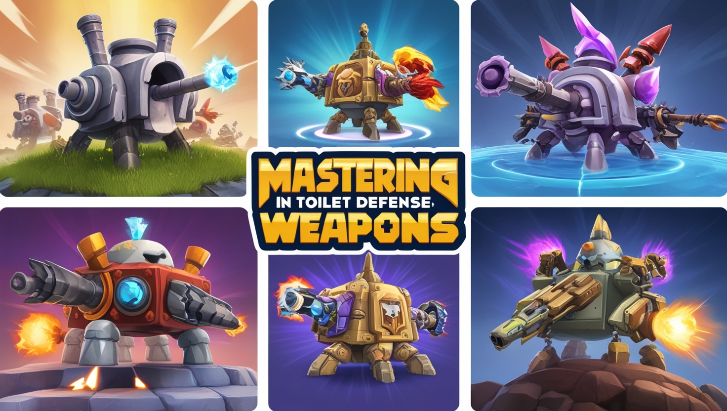 NM2 Weapons in Toilet Tower Defense