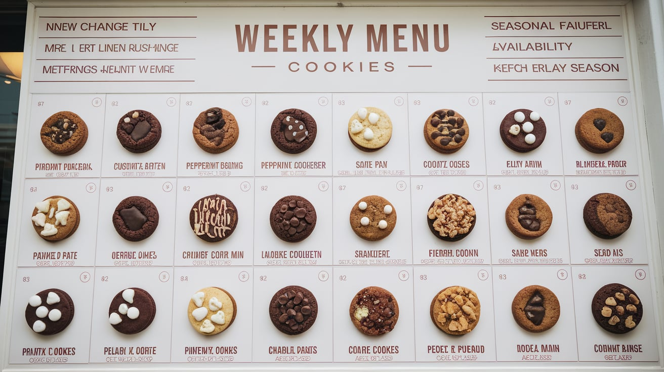 Crumbl Cookies Weekly Menu