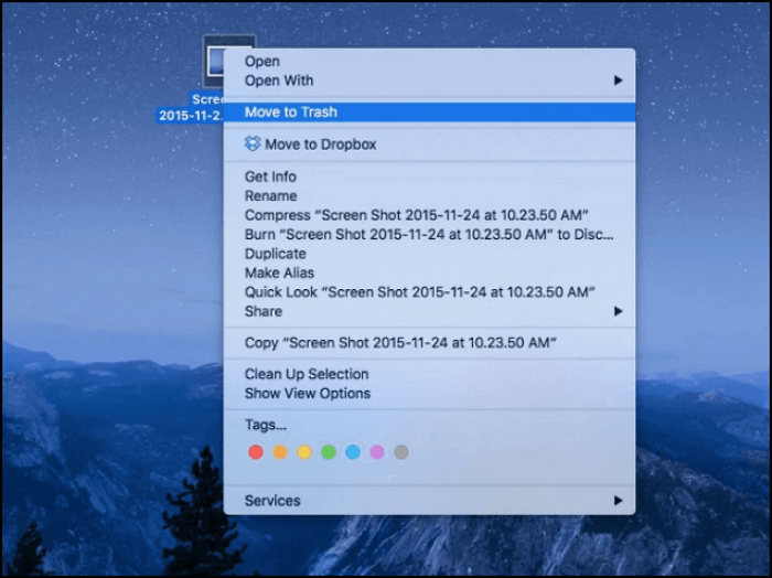 How to Remove Icons From your Mac Desktop 3