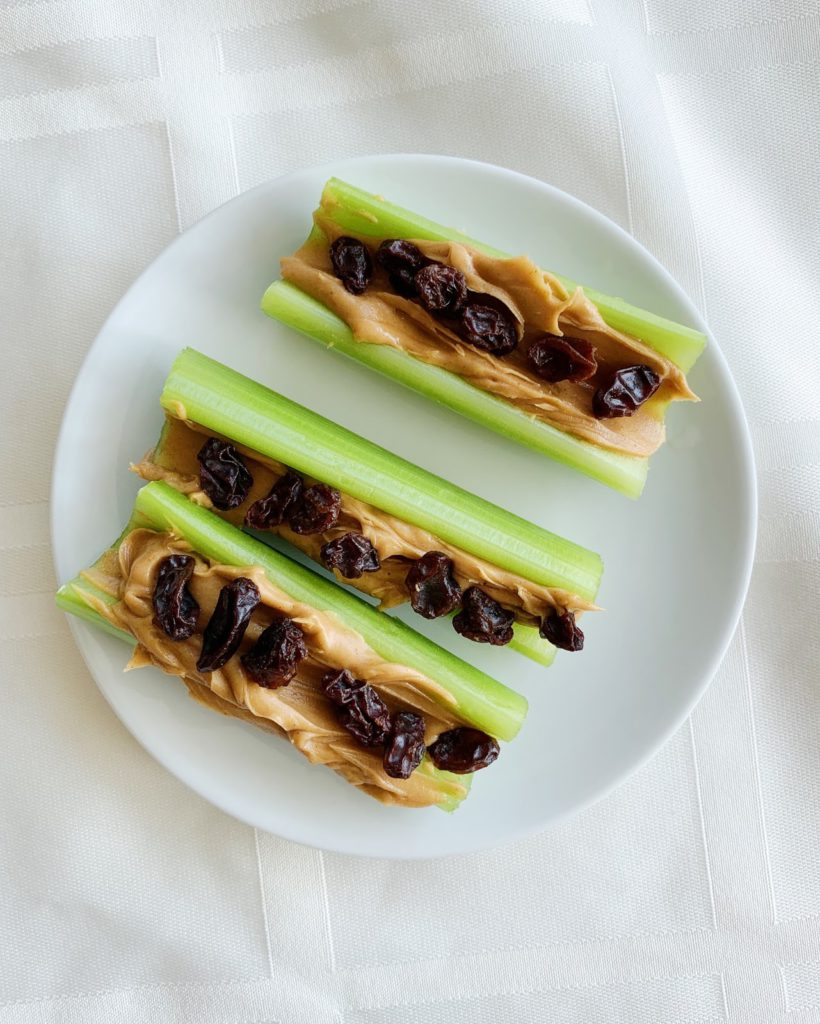 Ants on a Log snack