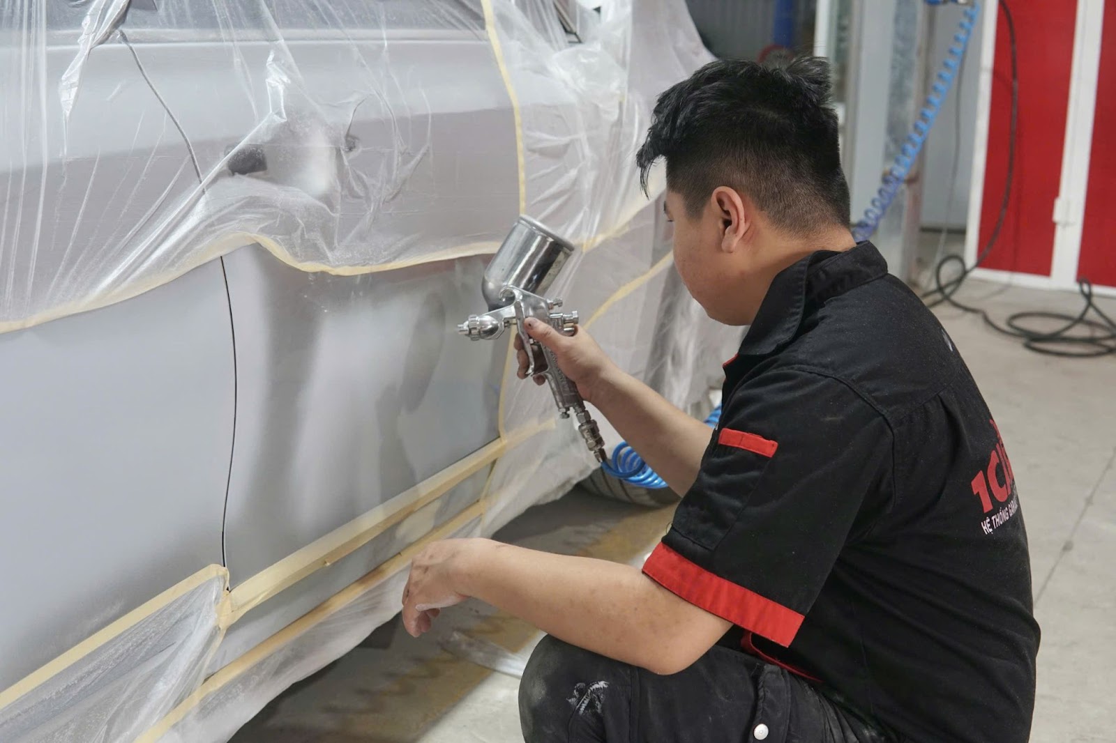 Tùy vào gói dịch vụ đồng sơn ô tô