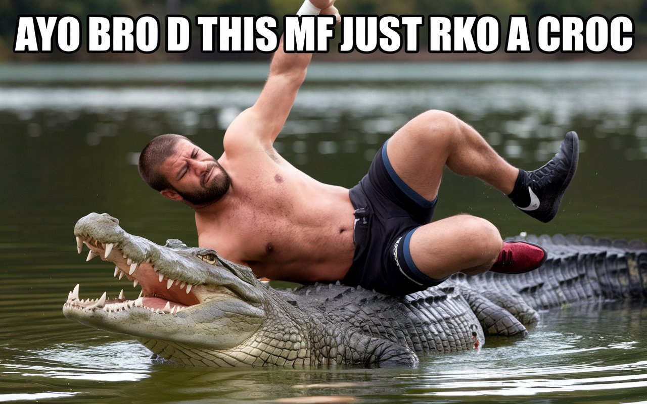 Ayo Bro DD This MF Just RKO a Croc