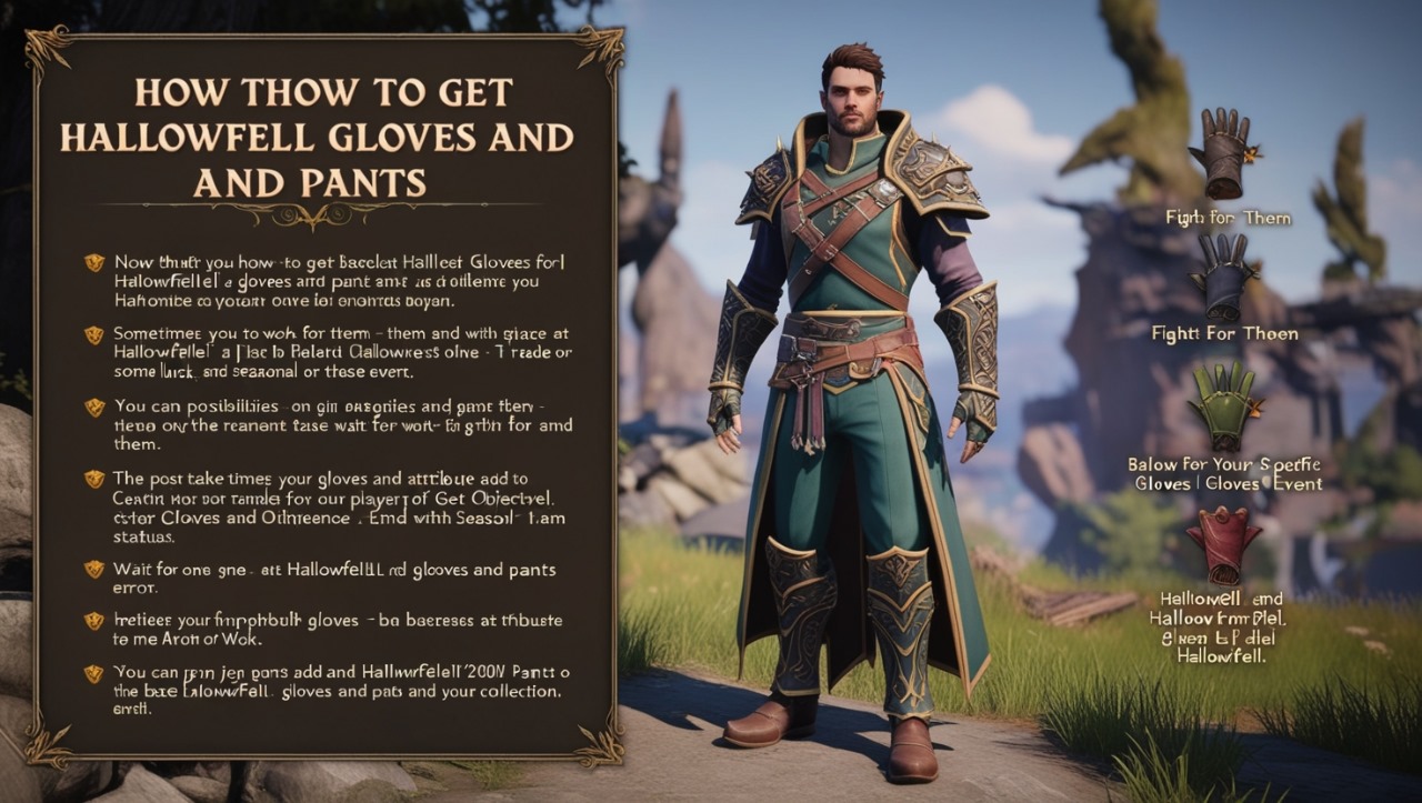 How to Get Hallowfell Gloves and Pants