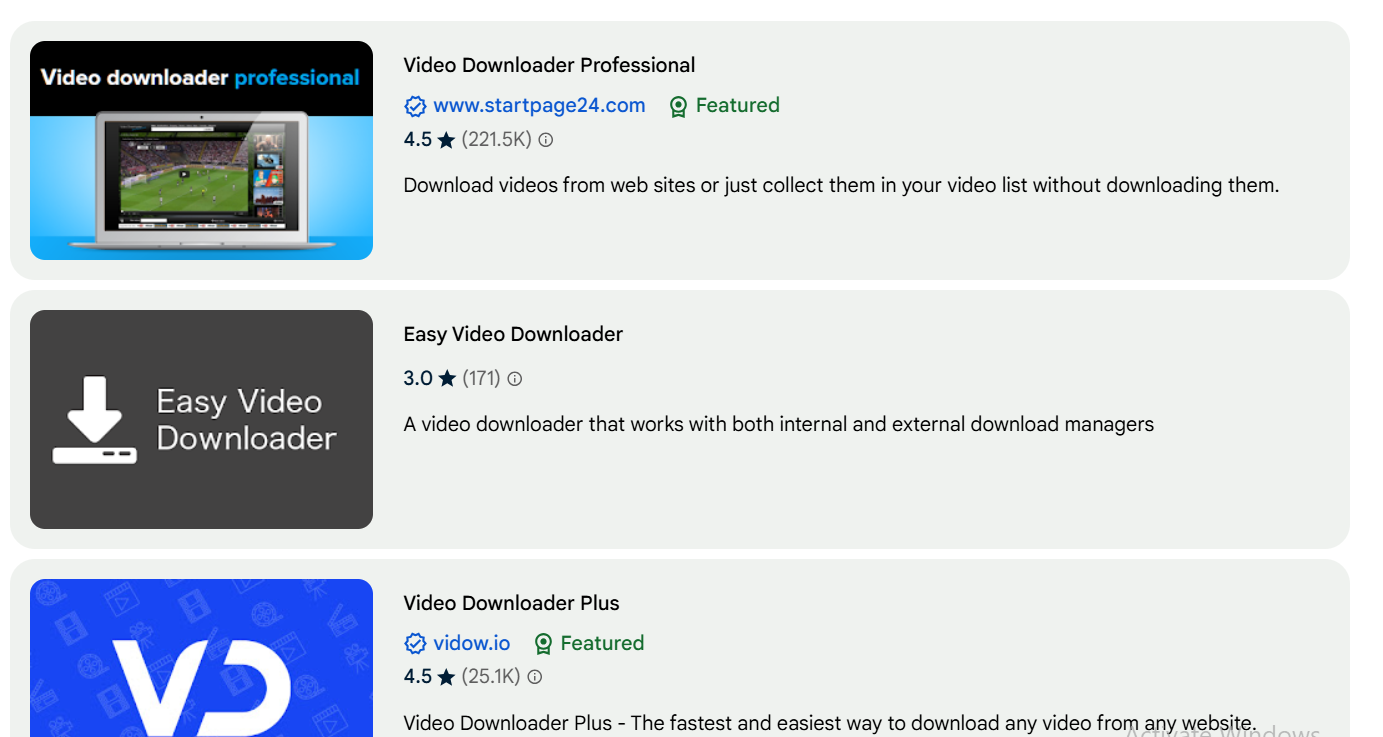 how to download videos online with extensions