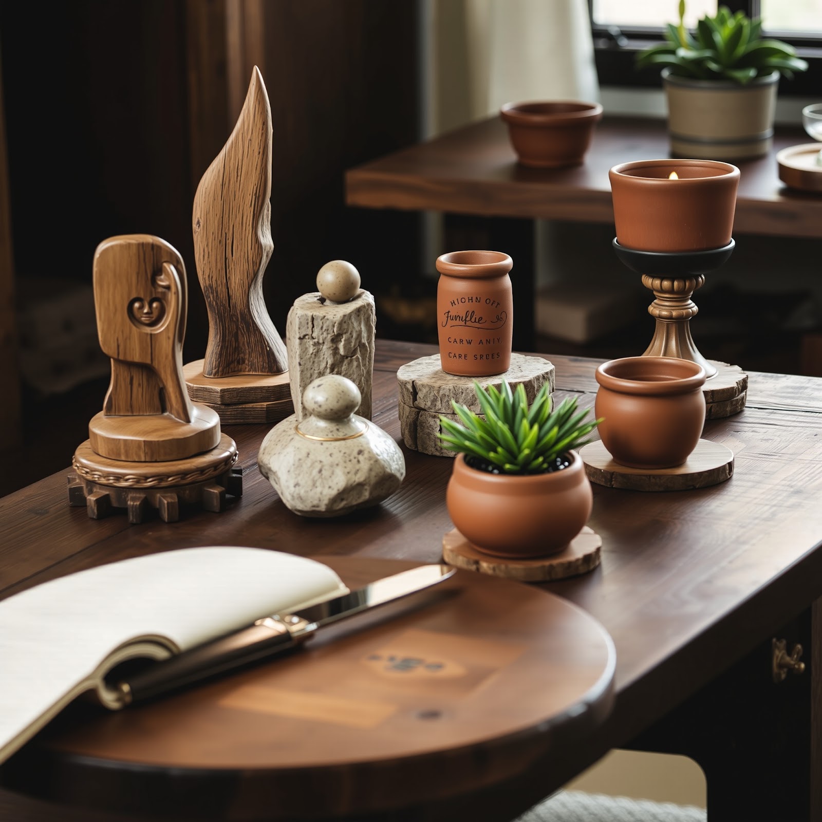 Rustic Coffee Table Decor