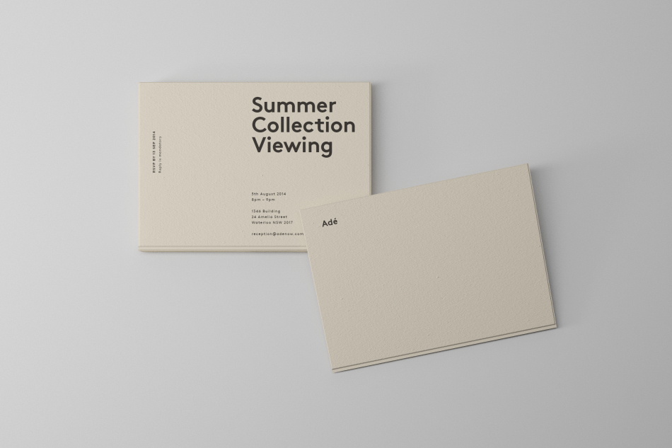 Image from the Branding & Visual Identity: Adé by Sorbet Studios article on Abduzeedo