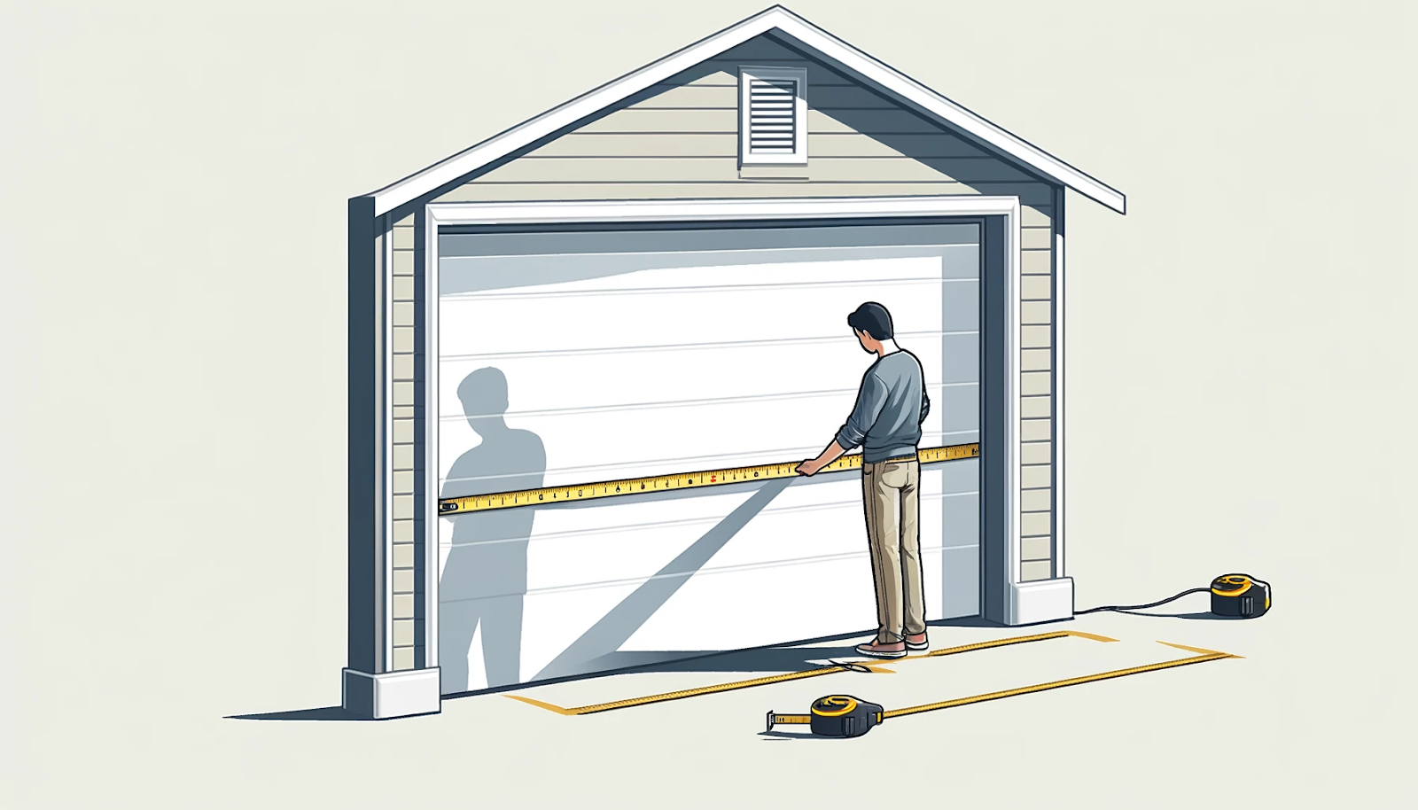 garage door width