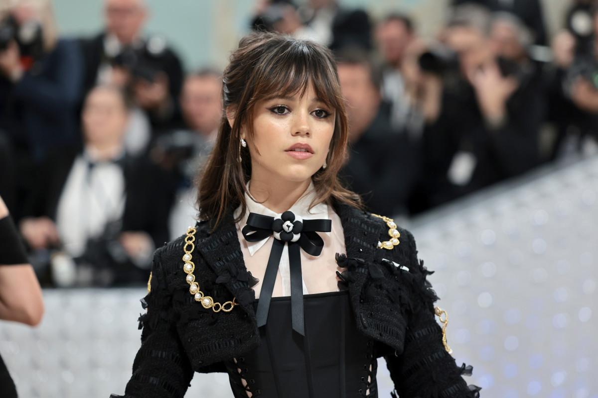 NEW YORK, NEW YORK - MAY 01: Jenna Ortega attends The 2023 Met Gala Celebrating "Karl Lagerfeld: A Line Of Beauty" at The Metropolitan Museum of Art on May 01, 2023 in New York City. (Photo by Jamie McCarthy/Getty Images)