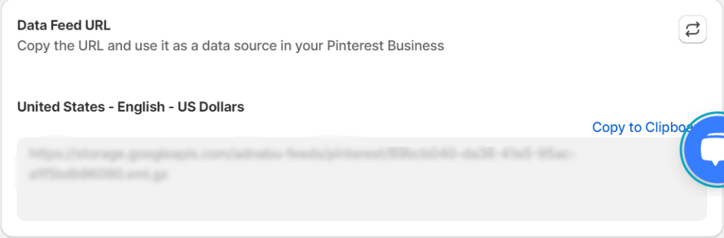 pinterest feed url