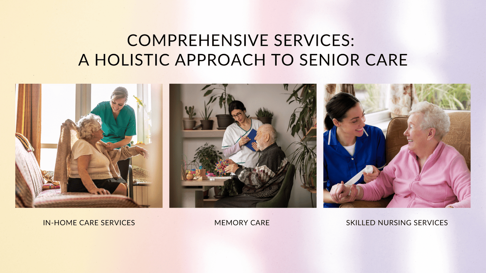 This infographic details Always Best Care's holistic approach to senior care