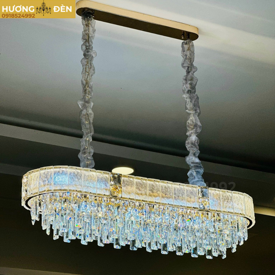 Đèn thả pha lê ngang TPL326N1000