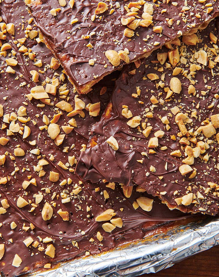 passover recipes: chocolate-covered caramelized matzo