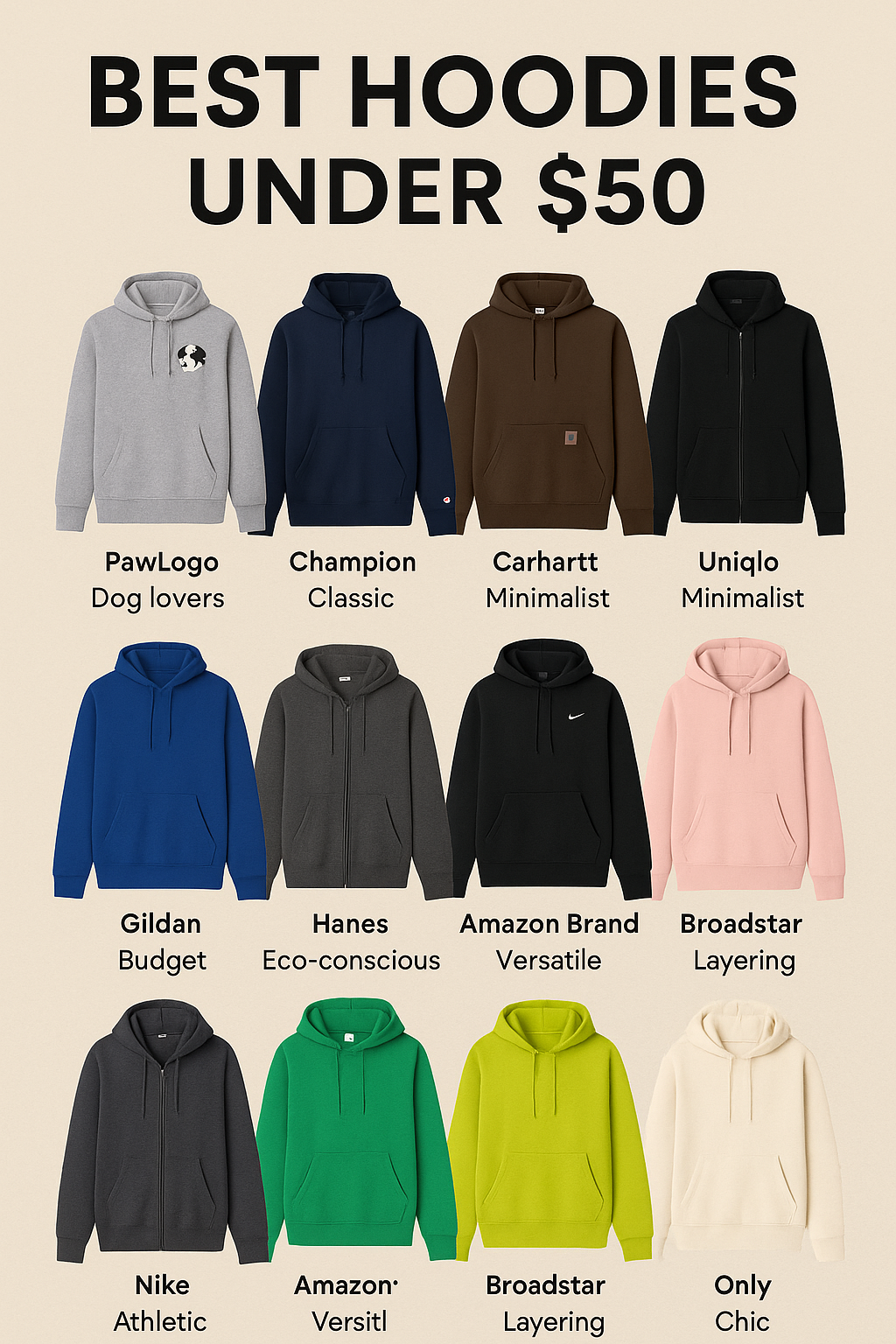 Best Hoodies Under $50