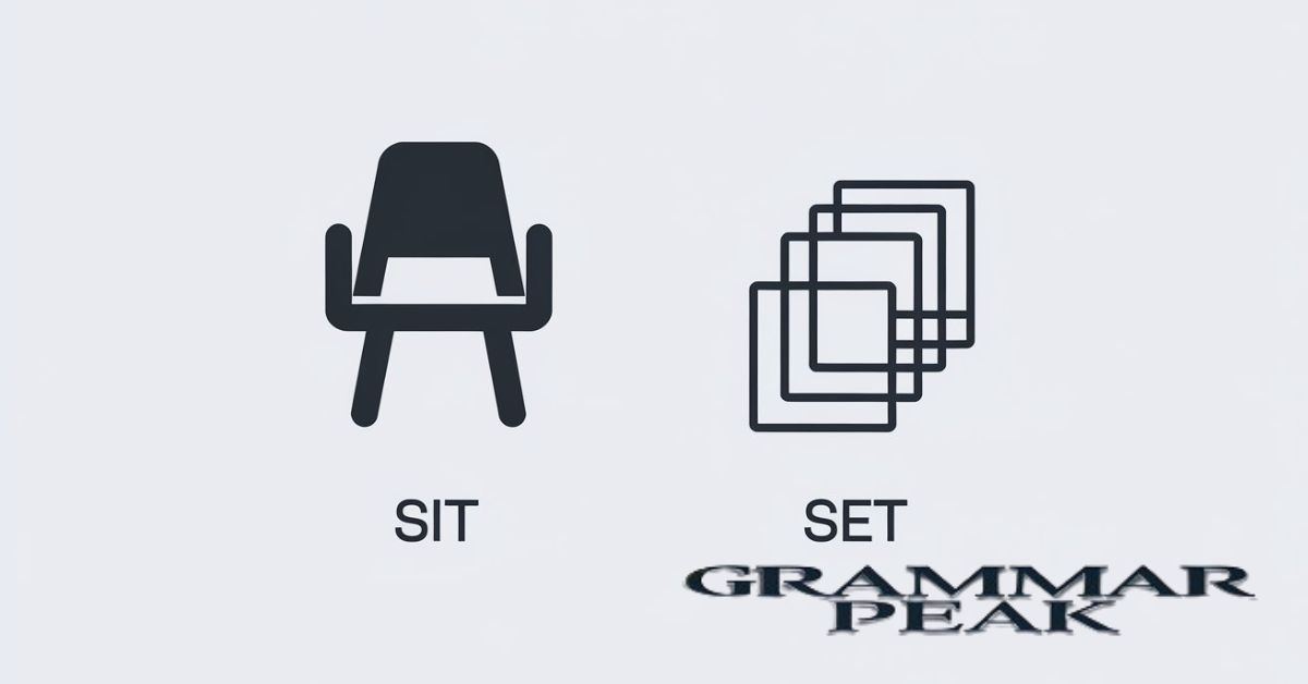 Should You Use Set or Sit?