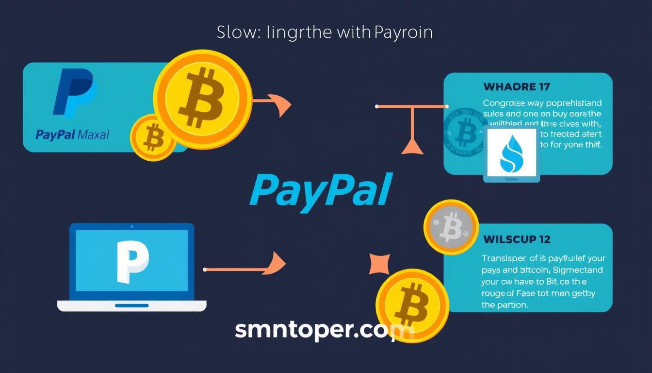 proceso para comprar PayPal con Bitcoin