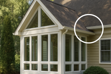the future of home remodeling practical uses of ai in design chatgpt image showing misaligned sunroom roofing custom built michigan