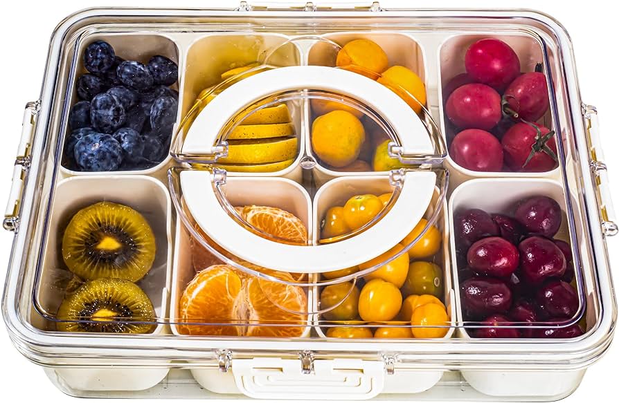 snack trays with compartments