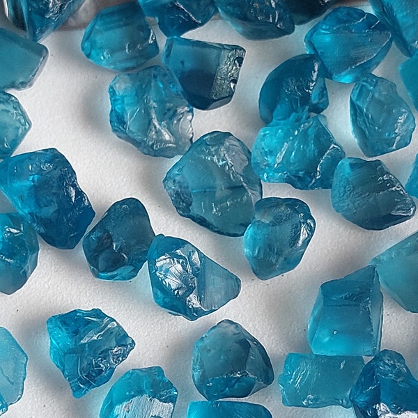 small raw topaz gemstones