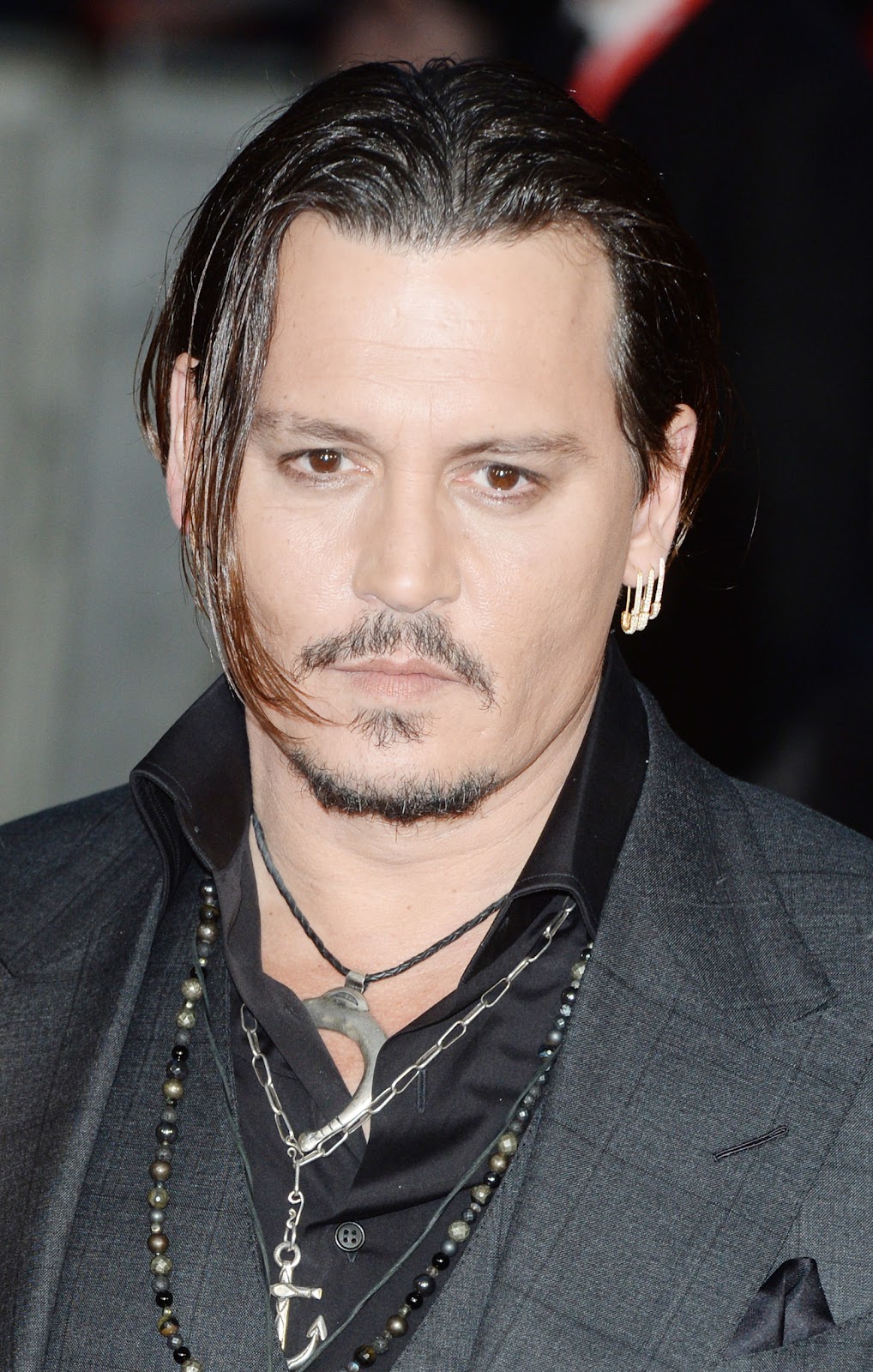 Johnny Depp attends the premiere of "Black Mass" on October 11, 2015 | Source: Getty Images