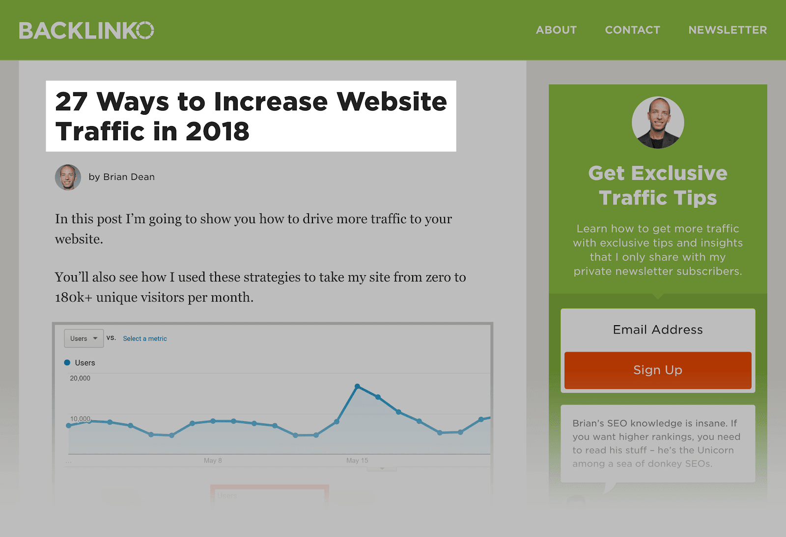 Increase Website traffic is now a list post