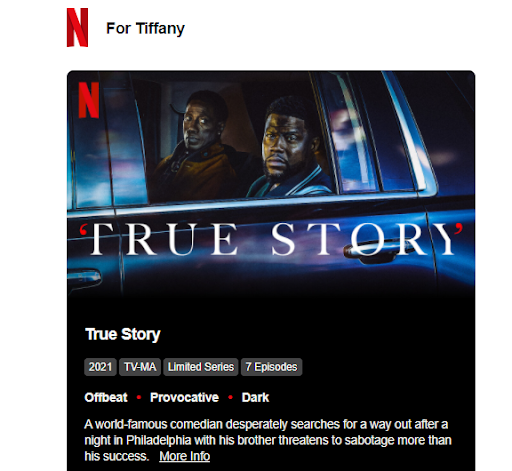 Netflix email marketing example