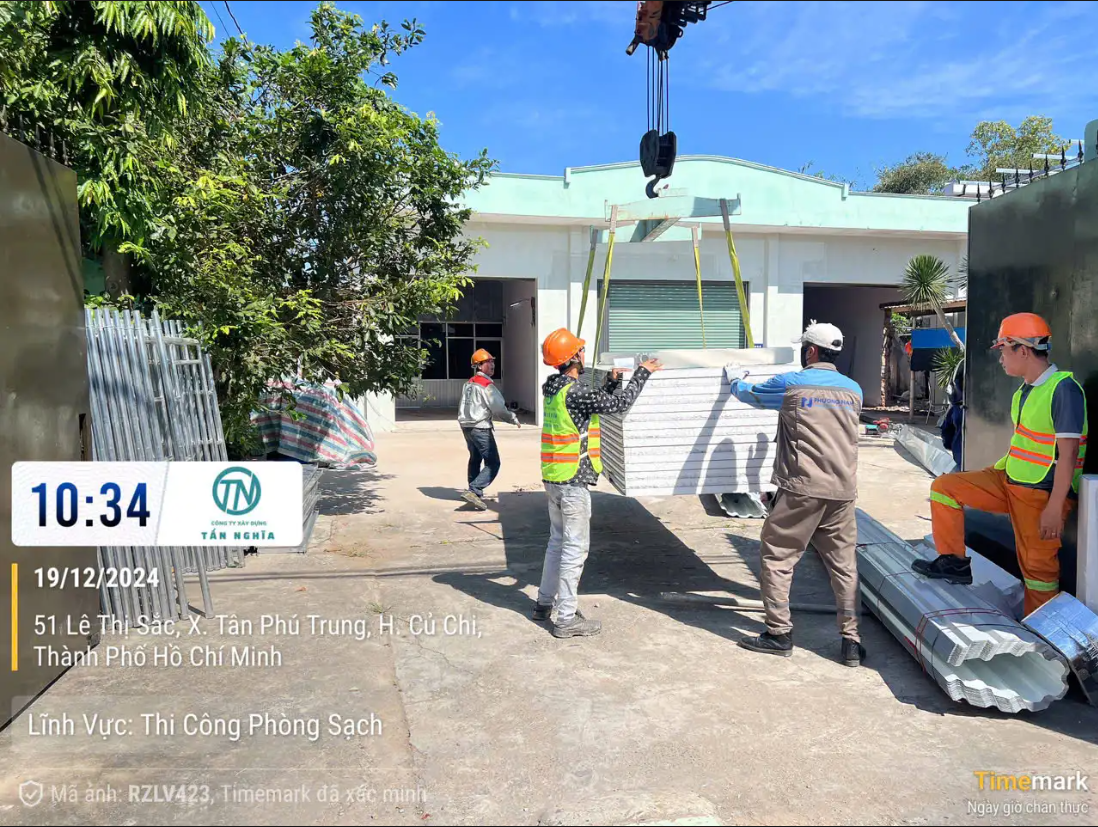 cách thi công tấm panel