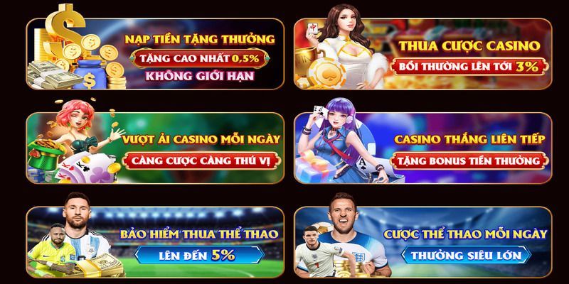 Hoàn cược tại sảnh Casino