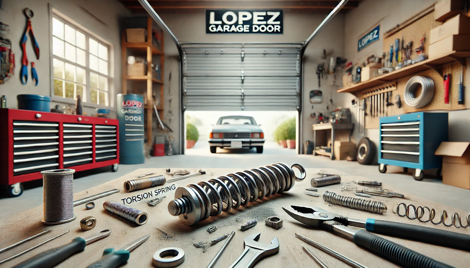 how to replace a garage door torsion spring