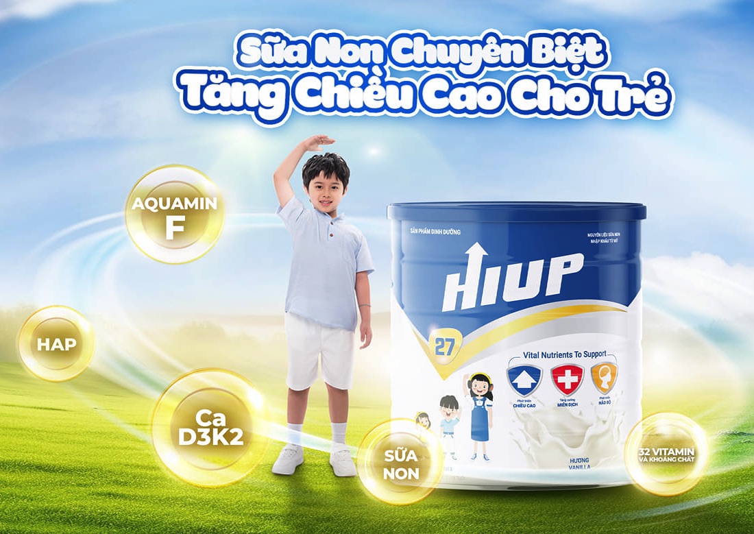 Uống sữa hiup có cao không có tăng cân không